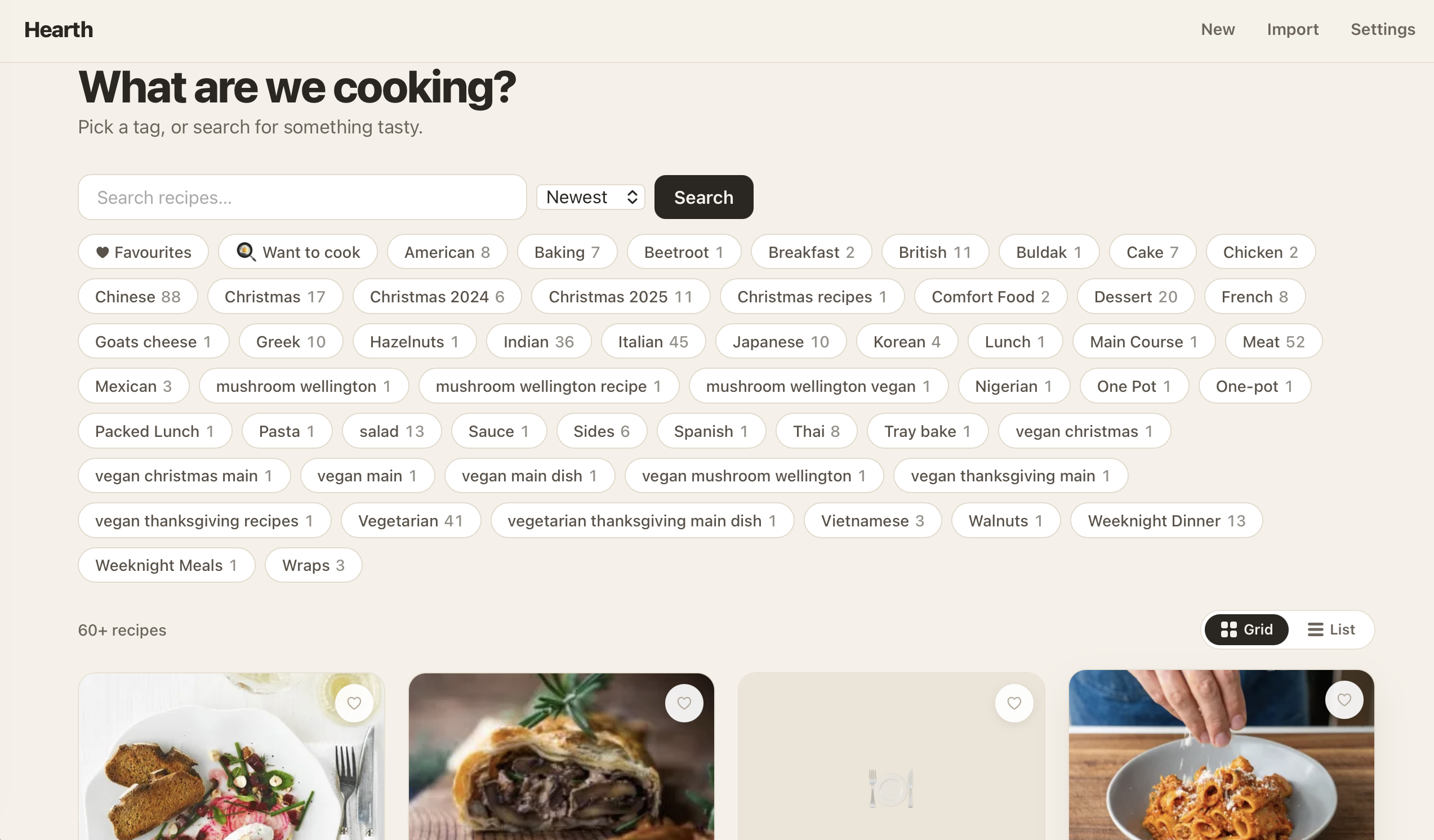 Hearth app screenshot